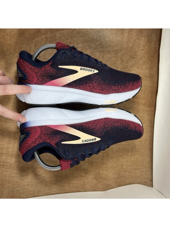 Brooks Ghost 16 Womens Size 10 2E Wide Blue  Pink Athletic Running Shoes Sneaker - Picture 6 of 9